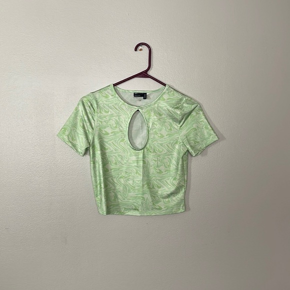 ASOS green marble top - Picture 1 of 4